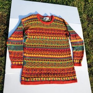 JNY Vintage-Style Oversized Sweater. Medium